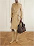 Плечевая сумка Giglio из жаккардового канваса с кожаной отделкой GUCCI, коричневый 47338923