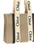 Сумка шоппер «Woody Medium» CHLOÉ, бежевый 47340101