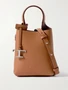 Сумка на плечо из микротекстурированной кожи TOD'S, коричневый 47345161