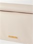 Маленький кожаный клатч Pochette с украшениями JACQUEMUS, белый 47323663