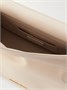 Маленький кожаный клатч Pochette с украшениями JACQUEMUS, белый 47323663