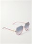 Круглые ацетатные солнцезащитные очки Judy Chloé Eyewear, розовый 47350084