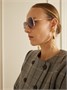 Круглые ацетатные солнцезащитные очки Judy Chloé Eyewear, розовый 47350084