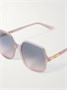 Круглые ацетатные солнцезащитные очки Judy Chloé Eyewear, розовый 47350084