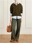 Маленькая сумка-тоут из текстурированной кожи с ремнем TOD'S, коричневый 47338377