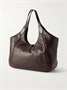Сумка на плечо из текстурированной кожи Mercato GUCCI, коричневый 47338389