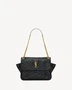 NIKI TRIPOUCH из винтажной кожи SAINT LAURENT, черный 47372854