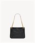 NIKI TRIPOUCH из винтажной кожи SAINT LAURENT, черный 47372854