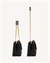 NIKI TRIPOUCH из винтажной кожи SAINT LAURENT, черный 47372854