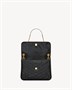 NIKI TRIPOUCH из винтажной кожи SAINT LAURENT, черный 47372854