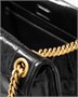 NIKI TRIPOUCH из винтажной кожи SAINT LAURENT, черный 47372854