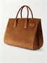 Замшевая сумка-тоут SAINT LAURENT, коричневый 47338392