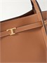 TOD'S Сумка из текстурированной кожи Tim, коричневый 47338828
