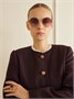 Культовые круглые солнцезащитные очки золотистого цвета Chloé Eyewear, золотой 47343467