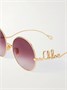 Культовые круглые солнцезащитные очки золотистого цвета Chloé Eyewear, золотой 47343467