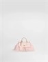 Сумка Mini My Sicily из меха длинношерстной козы и телячьей кожи плонже DOLCE & GABBANA, белый 47362076