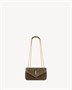LOULOU MINI из замши SAINT LAURENT, коричневый 47368200