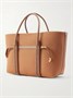 Большая сумка-тоут Ghiera из канвы с кожаной отделкой Loro Piana, коричневый 47338903
