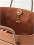 Большая сумка-тоут Ghiera из канвы с кожаной отделкой Loro Piana, коричневый 47338903