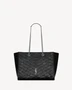 NIKI шоппер из винтажной кожи SAINT LAURENT, черный 47340107