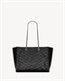 NIKI шоппер из винтажной кожи SAINT LAURENT, черный 47340107
