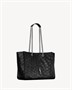 NIKI шоппер из винтажной кожи SAINT LAURENT, черный 47340107