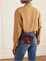Niki мини-сумка на плечо из жатой кожи SAINT LAURENT, бордовый 47344280
