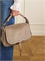 Сумка через плечо Marcie из замши CHLOÉ, бежевый 47345061
