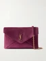 Замшевая сумка на плечо Cassandre SAINT LAURENT, розовый 47345143