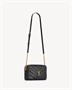 Камерная сумка LOULOU из стеганой ягнячьей кожи SAINT LAURENT, черный 47371766
