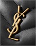 Камерная сумка LOULOU из стеганой ягнячьей кожи SAINT LAURENT, черный 47371766