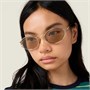 Солнцезащитные очки MIU MIU с логотипом, золотой 47373841