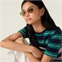 Солнцезащитные очки MIU MIU с логотипом, золотой 47373841