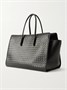 Кожаная сумка-тоут Barbara Intrecciato BOTTEGA VENETA, черный 47338268