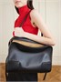 Большая кожаная сумка через плечо Amazona 180 LOEWE, черный 47338375