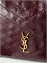 Niki маленькая сумка из мятой кожи SAINT LAURENT, бордовый 47338394