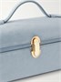 Сумка-тоут Symmetry Pochette из замши Savette, голубой 47338581