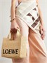 Вышитая рафия-тоут LOEWE + Paula's Ibiza, бежевый 47338926