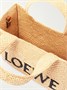 Вышитая рафия-тоут LOEWE + Paula's Ibiza, бежевый 47338926