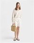 Маленькая вязаная сумка-тоут Prada, коричневый 47339138