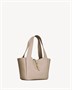 LE 5 À 7 SMALL BEA из зернистой кожи SAINT LAURENT, бежевый 47339768
