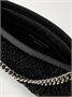 Фабричная сумка через плечо Falabella, украшенная пайетками STELLA MCCARTNEY, черный 47350480