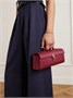 Тонкая кожаная сумка Slim Symmetry Savette, фиолетовый 47350840