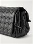Кожаная сумка через плечо Notturno Intrecciato BOTTEGA VENETA, черный 47352069