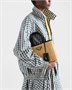 Сумка-тоут среднего размера из ивовой лозы и холста Prada, коричневый 47338102