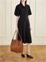 Сумка-тоут из кожи The Victoria Soft от VICTORIA BECKHAM, коричневый 47338232
