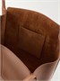Сумка-тоут из кожи The Victoria Soft от VICTORIA BECKHAM, коричневый 47338232