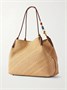 Украшенная кожаная сумка-тоут из соломы ETRO, коричневый 47338911