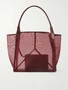 Сумка-тоут Victoria с отделкой из кожи, VICTORIA BECKHAM, бордовый 47338937