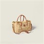 Сумка-корзина из рафии с верхней ручкой MIU MIU, бежевый 47339628